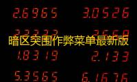 暗区突围作弊菜单最新版_暗区突围内置作弊菜单